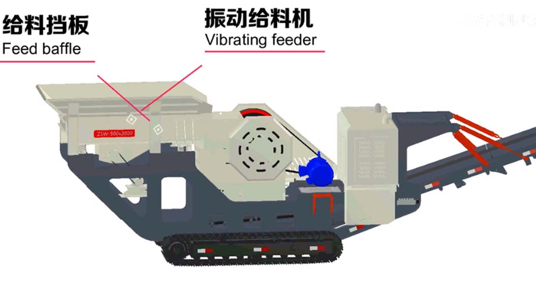 履帶式迻動破碎站組成結構